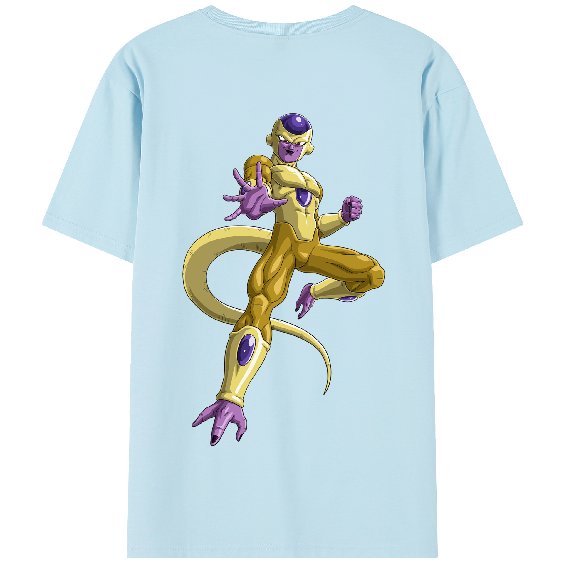 （画像用） ドラゴンボール フリーザ DRAGON BALL Frieza 綿100％半袖Tシャツ（背面プリント）